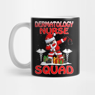 Christmas Dermatology Nurse Squad Reindeer Pajama Dabing Santa Mug